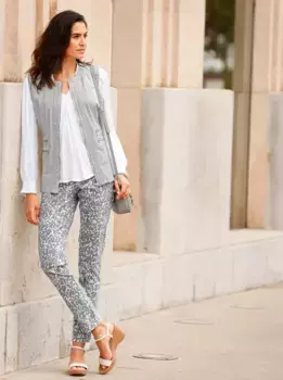 Вдохновение короткий жилет Inspirationen, серый