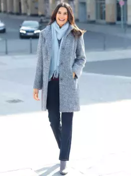 Вдохновение короткое пальто Inspirationen, синий