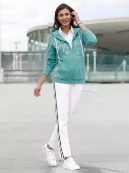 Вдохновение куртка-рубашка "толстовка" Inspirationen, цвет Ozean