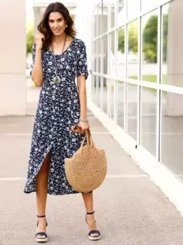 Вдохновение летнее платье "Платье" Inspirationen, синий