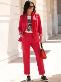 Вдохновение пиджак-пиджак "Blazer" Inspirationen, красный