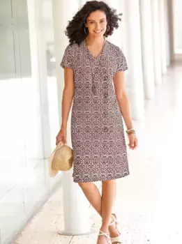 Вдохновение Платье А-силуэта "Платье" Inspirationen, коричневый