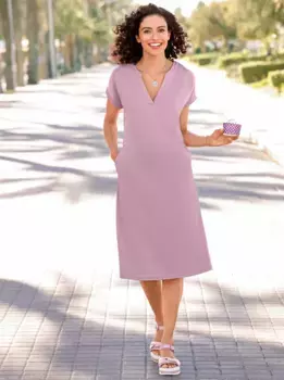 Вдохновение платье из джерси "Платье из джерси" Inspirationen, цвет Ros