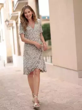 Вдохновение платье из джерси "Платье из джерси" Inspirationen, коричневый