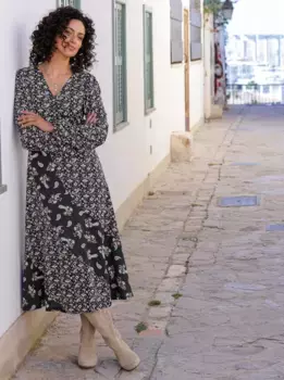 Вдохновение платье из джерси "Платье из джерси" Inspirationen, коричневый