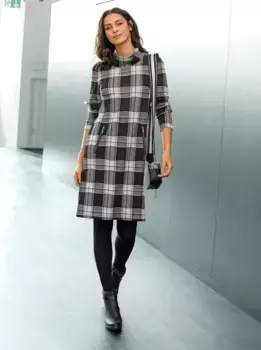 Вдохновение платье из джерси "Платье из джерси" Inspirationen, цвет Graphit-Kariert