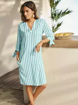 Вдохновение платье с принтом "Платье" Inspirationen, цвет Mint-Wei-Gestreift