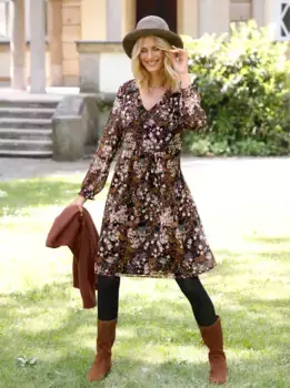 Вдохновение платье с принтом "платье с принтом" Inspirationen, цвет Schwarz-Bedruckt