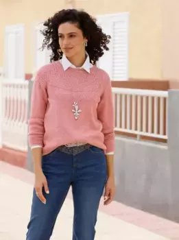 Вдохновение Свитер Ajour "Свитер Ajour" Inspirationen, цвет Rosenholz-Meliert