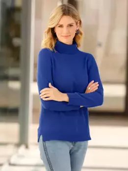 Вдохновение Свитер с высоким воротником "Свитер с высоким воротником" Inspirationen, синий