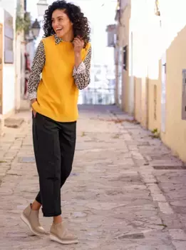 Вдохновение свитер-жилет "свитер-жилет" Inspirationen, цвет Ocker