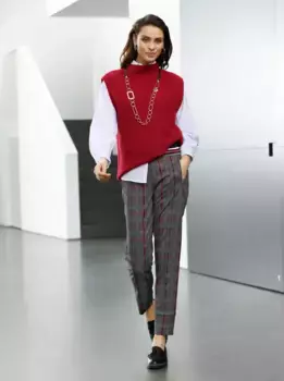 Вдохновение свитер-жилет "свитер-жилет" Inspirationen, красный