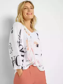 Вдохновение Вязаный свитер "Пуловер" Inspirationen, черный