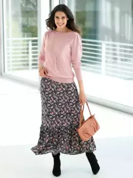 Вдохновение Вязаный свитер "Пуловер" Inspirationen, цвет Puder