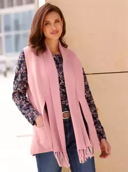 Вдохновение вязаный жилет Inspirationen, цвет морской волны