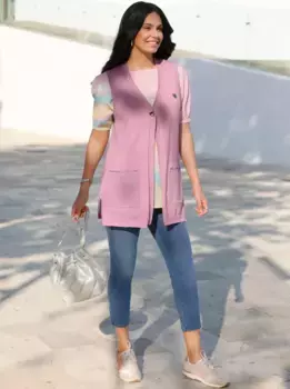 Вдохновение вязаный жилет Inspirationen, цвет Ros