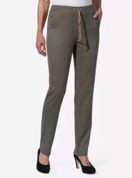 Вдохновляющие брюки без застежки Inspirationen, коричневый