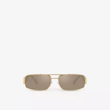 Ve2257 солнцезащитные очки greca с металлической фурнитурой Versace, желтый