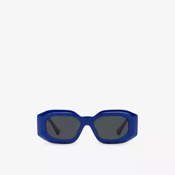 Ve4425u солнцезащитные очки в нейлоновой оправе неправильной формы Versace, синий