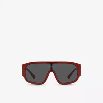 VE4439 солнцезащитные очки из нейлона в оправе-подушке с логотипом Versace, красный