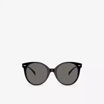 Ve4442 солнцезащитные очки из ацетата в фанто-оправе с фурнитурой medusa Versace, черный