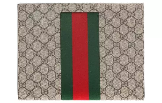 Веб-сумка Gucci GG Supreme Бежевый/Эбеновое дерево