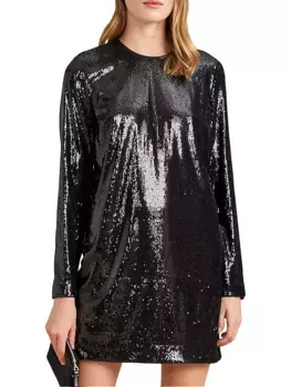 Вечернее мини-платье La Ligne, черный