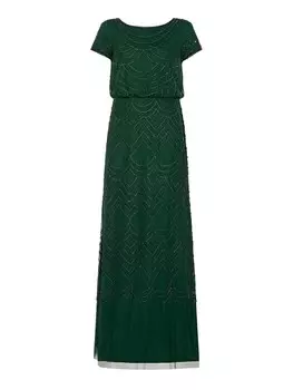 Вечернее платье Adrianna Papell, темно-зеленый