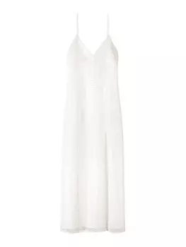 Вечернее платье Bershka, белый