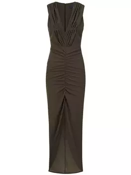 Вечернее платье HotSquash, хаки