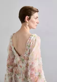 Вечернее платье IMMORTAL MAEVE LONG SLEEVE MINI DRESS Needle & Thread, розовый