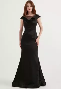 Вечернее платье из фатина Herita, черный