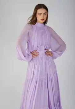 Вечернее платье Lace & Beads, сирень