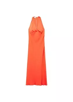 Вечернее платье MANGO Evening Dress Bristol, оранжевый