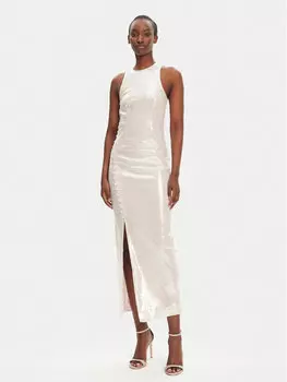 Вечернее платье облегающего кроя 113738800 Rotate, экрю