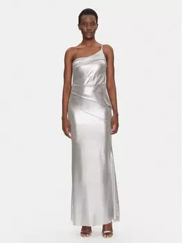 Вечернее платье обычного покроя CFC0019900002 Rinascimento, серебряный