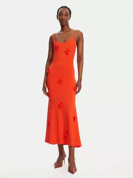 Вечернее платье обычного покроя Lanae Maxi Dres 59301DB Bardot, красный