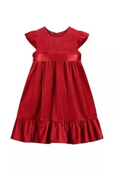 Вечернее платье Poppy со сборками HOLLY HASTIE, красный