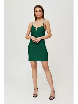 Вечернее платье-рубашка Makover, зеленый