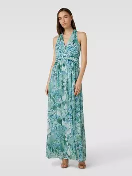 Вечернее платье с американской проймой Adrianna Papell, мятный