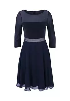 Вечернее платье с блестками Vera Mont, цвет Night Sky