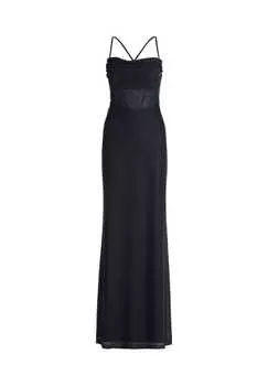 Вечернее платье с блестками Vera Mont, мультиколор