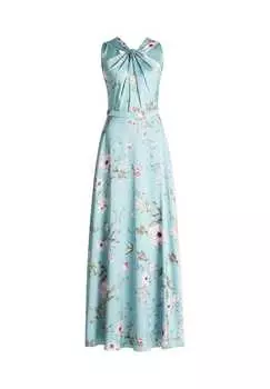Вечернее платье с цветочным принтом Vera Mont, мультиколор