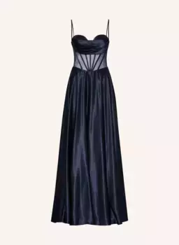 Вечернее платье с драгоценными камнями Hey Kyla, синий