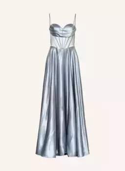 Вечернее платье с драгоценными камнями Hey Kyla, синий