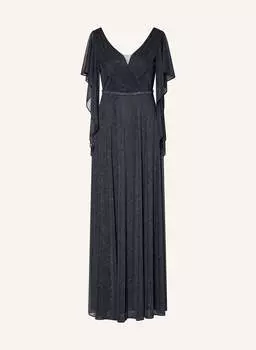 Вечернее платье с драгоценными камнями Vera Mont, мультиколор