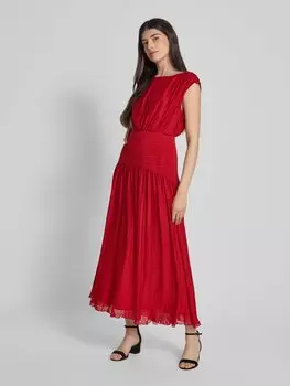 Вечернее платье с фактурным узором Forever New, розовый