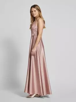 Вечернее платье с кружевной отделкой Laona, розовый