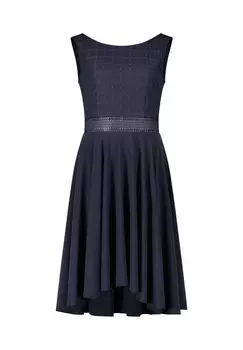 Вечернее платье с кружевом Vera Mont, цвет Night Sky