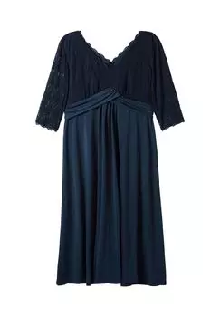 Вечернее платье с лифом из цветочного кружева sheego, цвет Nachtblau